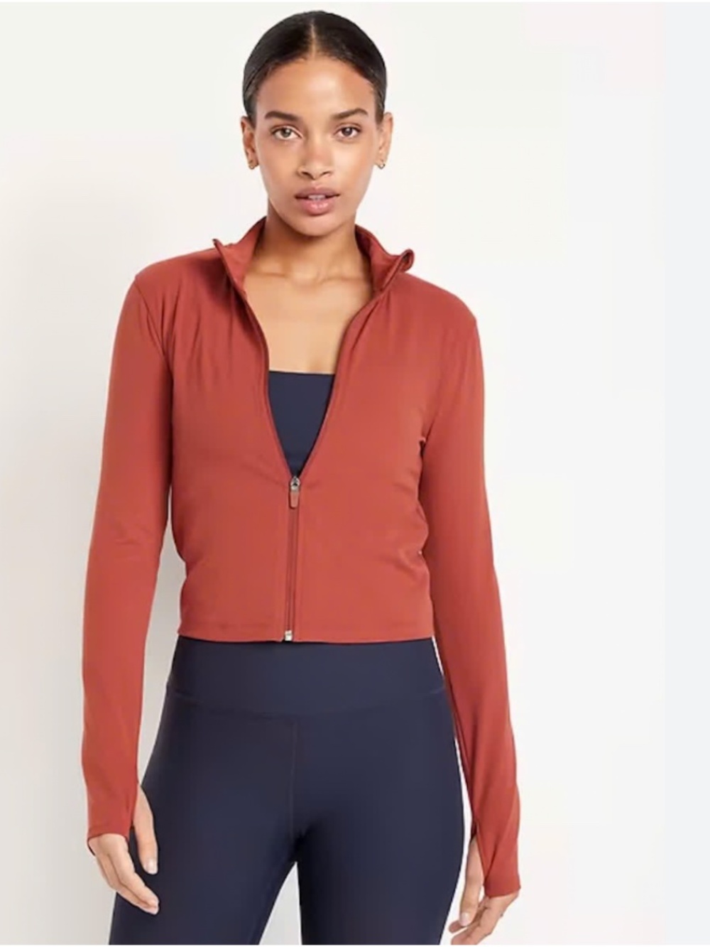 NWOT Old Navy Studio Smooth cropped jacket size S tall